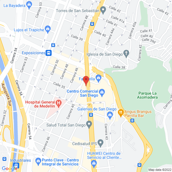 Mapa de Fundación Diamore