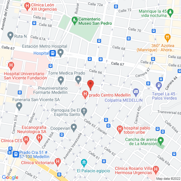 Mapa de Fundación El Encuentro Padre Pedro Nél Suarez