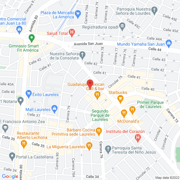 Mapa de Fundación El Refugio De María