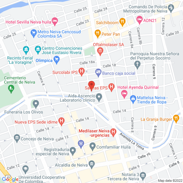 Map of Fundación Familiar Ffaro