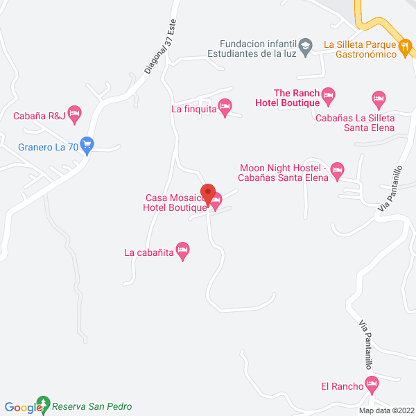 Mapa de Fundación Federico Arango