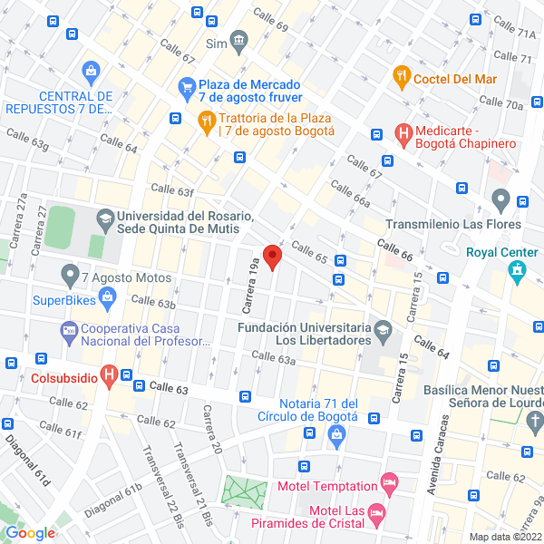 Mapa de Fundación Fray Fernando De Padua