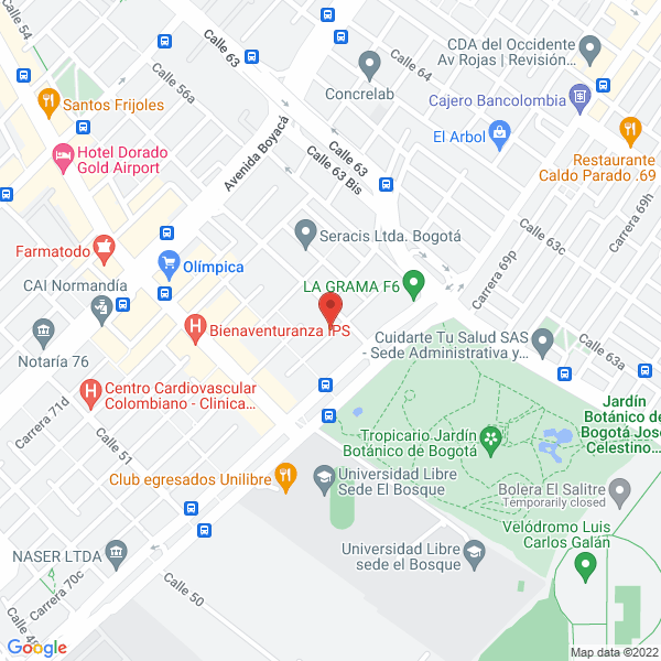 Mapa de Fundación Integral Sentir