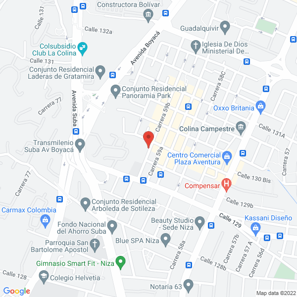 Mapa de Fundación Laudes