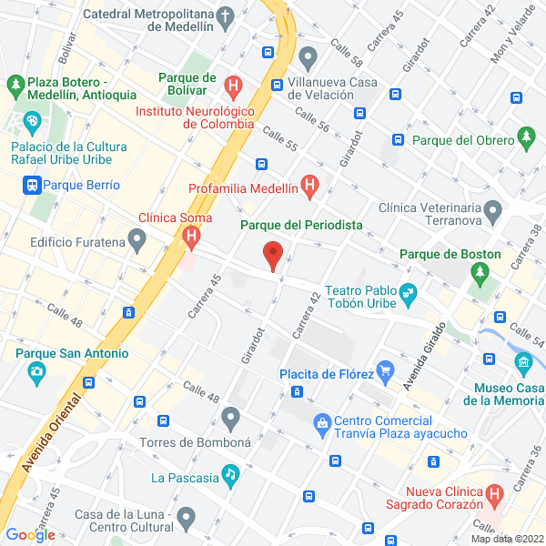 Mapa de Fundación Mis Años Dorados