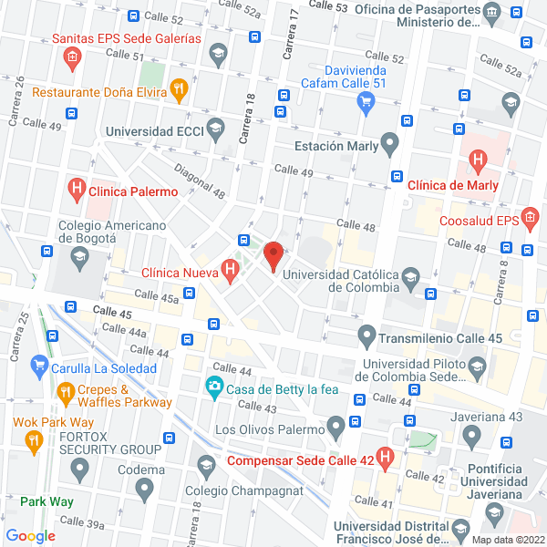 Mapa de Fundación Música En Los Templos