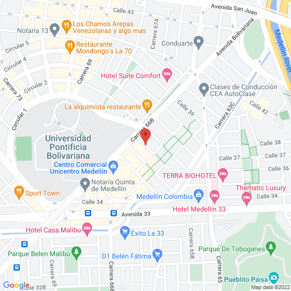 Mapa de Fundación Nacional Para El Arte Y La Cultura