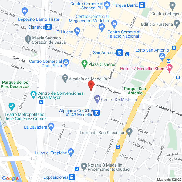 Mapa de Fundación Para El Bienestar Global