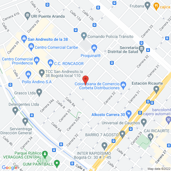 Mapa de Edicarga Ltda.