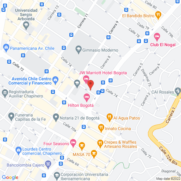 Mapa de Editorial Planeta Colombiana S.A.