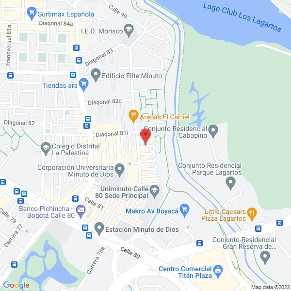 Mapa de Educómputo De Colombia E.U.