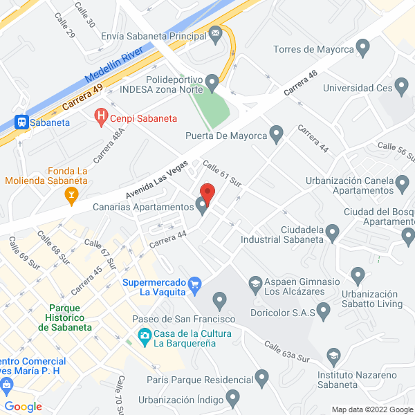 Mapa de Ferreteria Insufer