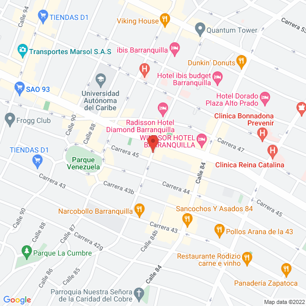 Map of Ferretería La 85