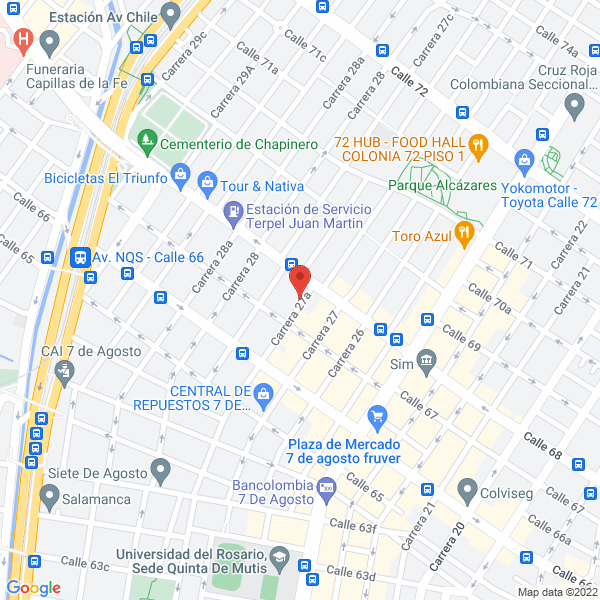 Mapa de Ferretería Latina S.A.S.