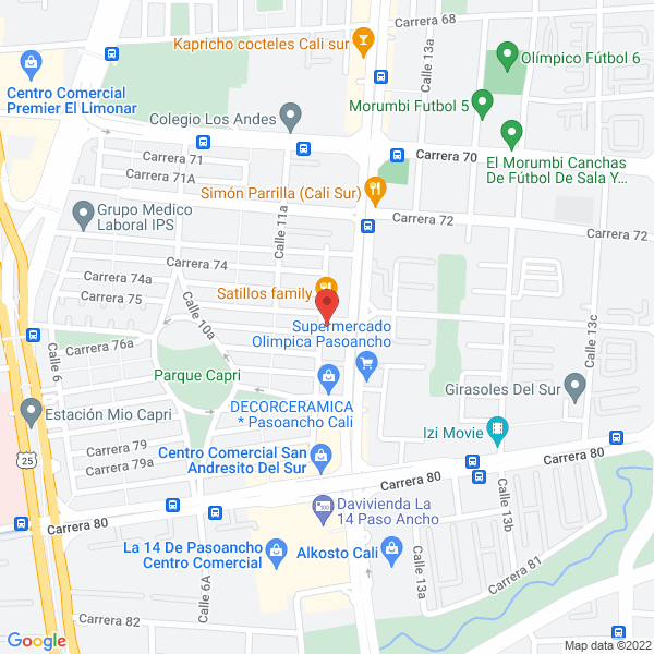 Mapa de Ferretería Los Cambulos