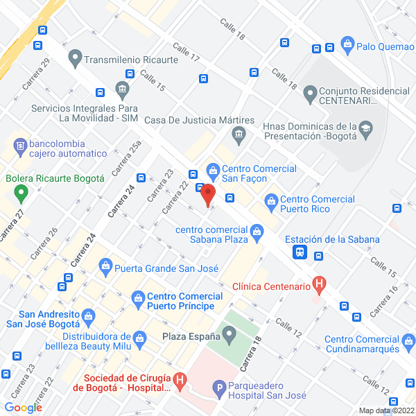 Mapa de Ferretería Mendez Ltda.