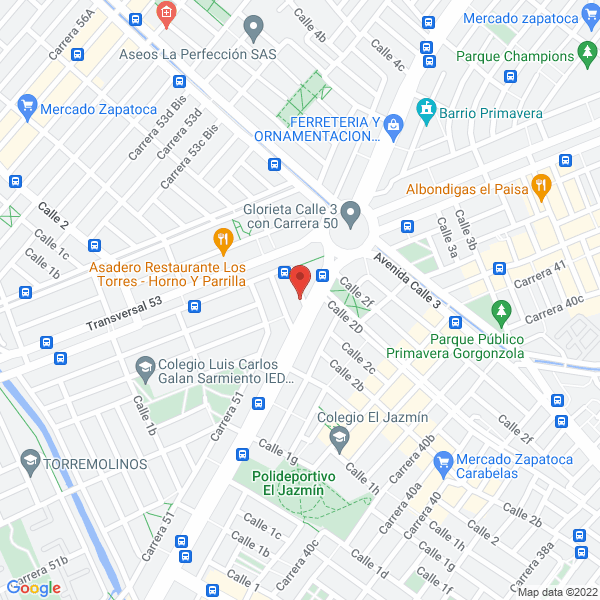 Mapa de Ferretería Moreno Y Sánchez Ltda.