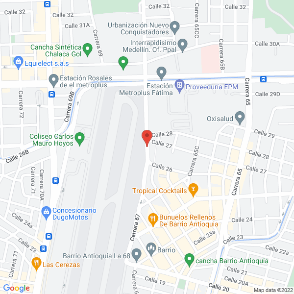Mapa de Ferretería Palmares