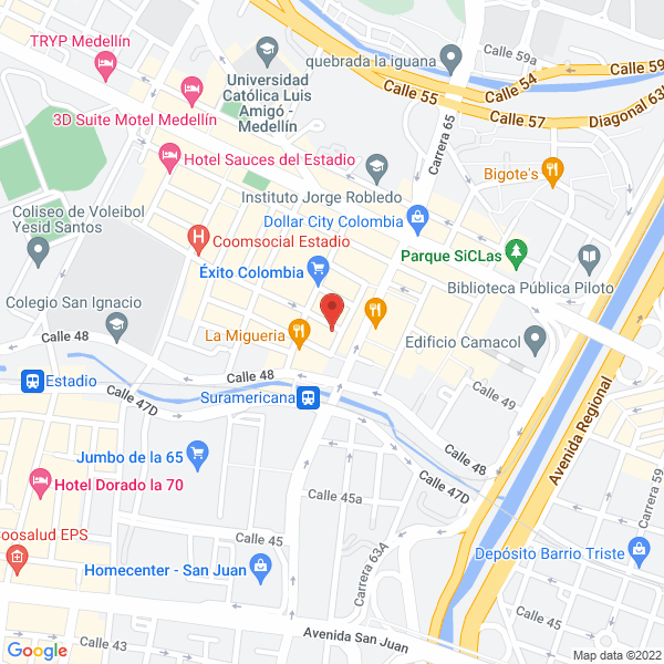 Mapa de Gustavo Adolfo Mesa Galeano