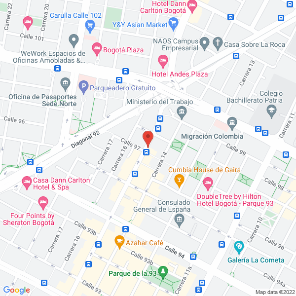 Mapa de H Y F Servicios De Ingeniería Ltda.
