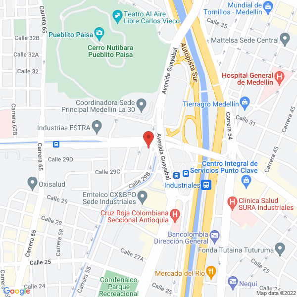 Mapa de H.W Mecanizados S.A.S