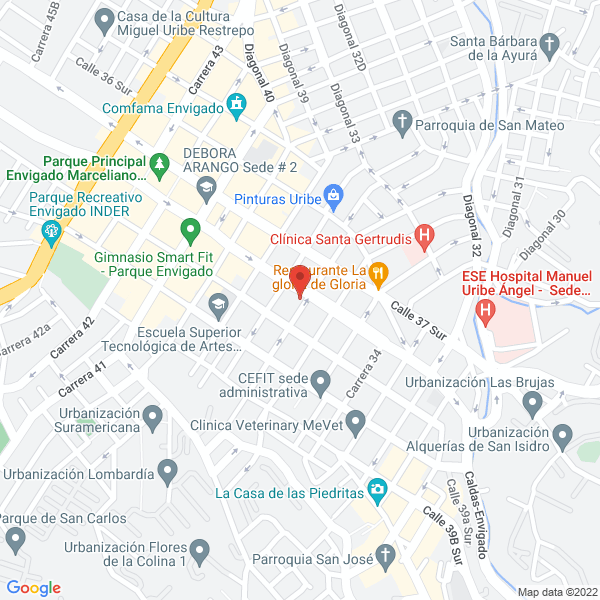 Mapa de Hakuna Crossfit S.A.S