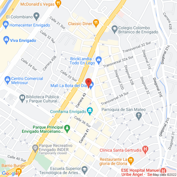 Mapa de Galería Marquetería La Romana