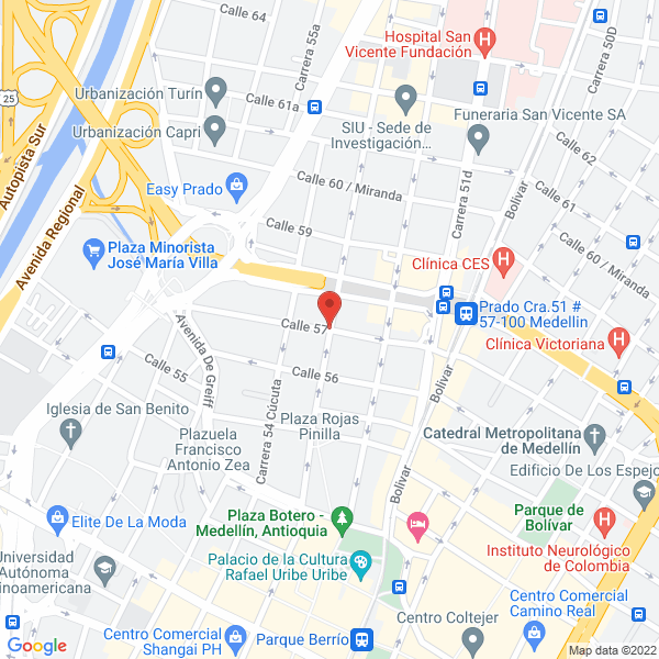 Mapa de Galería Mundo Hogar