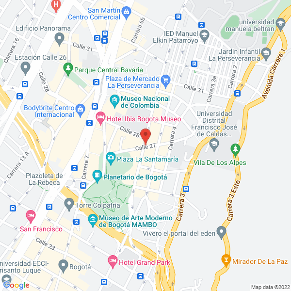 Mapa de Restaurante Garua Bistronomie