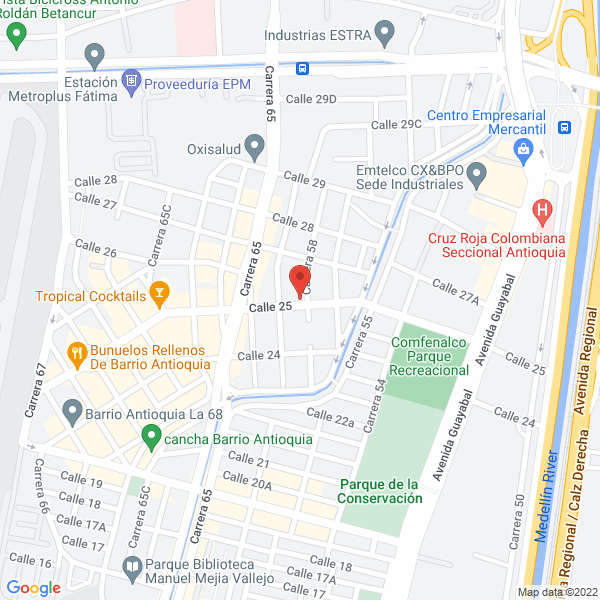 Mapa de Ferretería Y Variedades Mengal