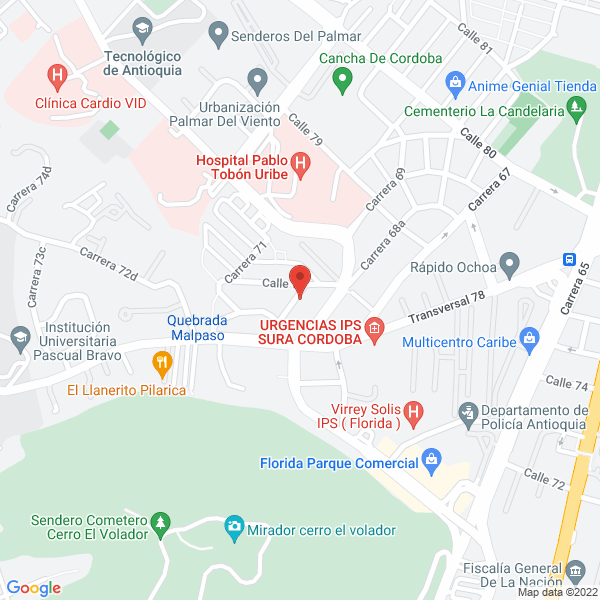 Mapa de Gutiérrez Y Acosta