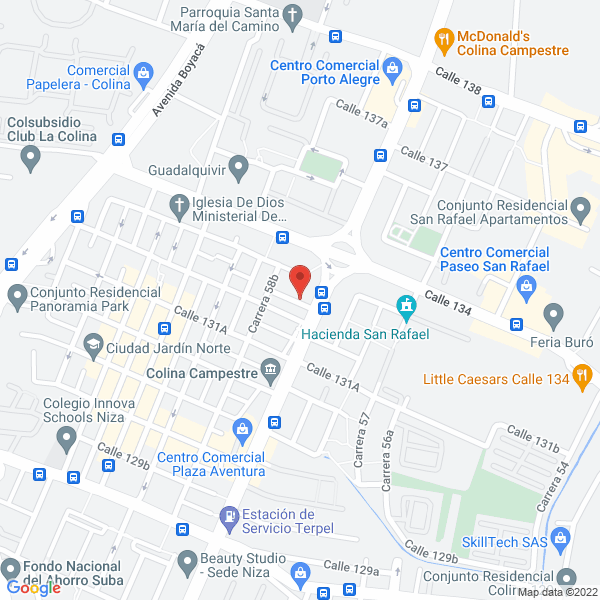 Mapa de Gyd Empresarial S.A.S.