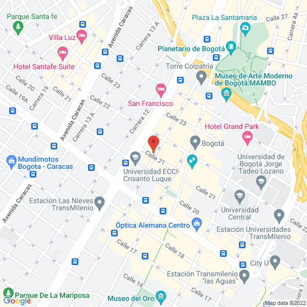 Mapa de Gyg Comunicaciones Redes Y Suministros S.A.S.
