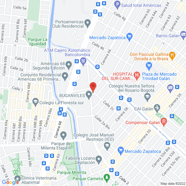 Mapa de Brillametales