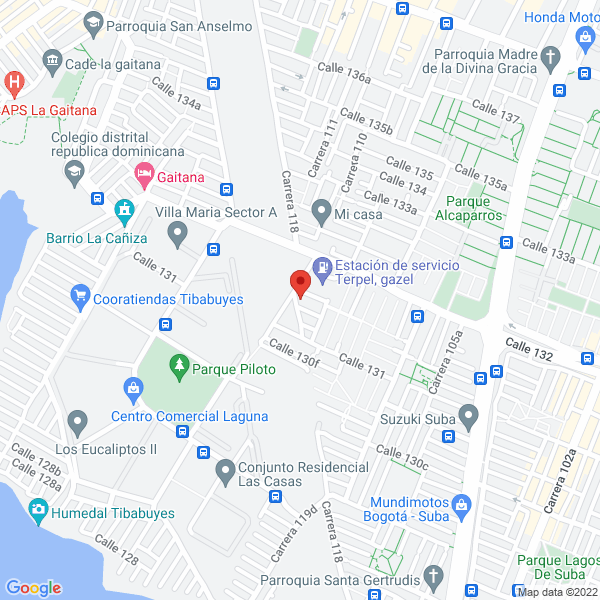 Mapa de Equipos & Sanitarias Sas