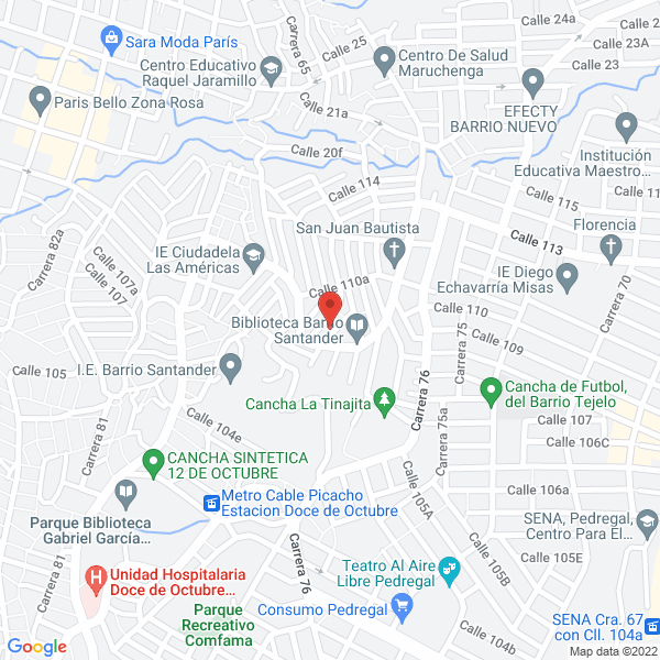 Mapa de Herrajes Ospina