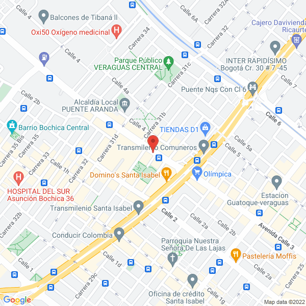 Mapa de Hg Héctor Galvis