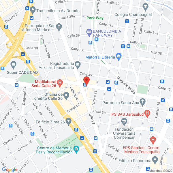 Mapa de Hi Tech Investigaciones Ltda.