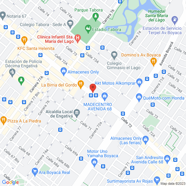 Mapa de Hierros Bogotá