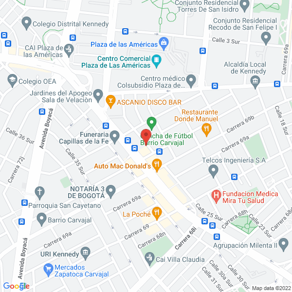 Mapa de Higielectronix Ltda.