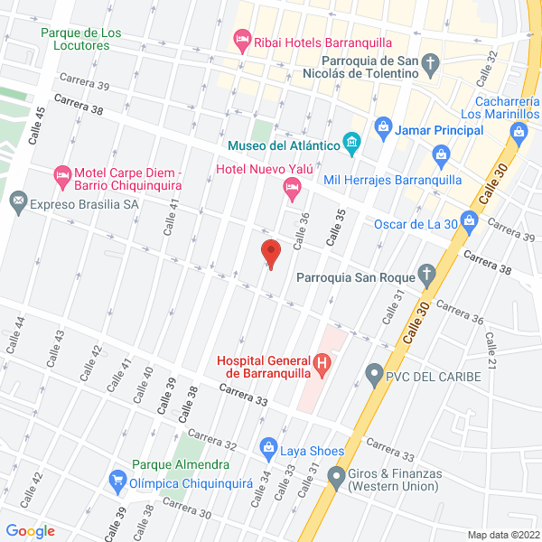 Map of Higrand - Hipercentro Granitos Y Decoraciones