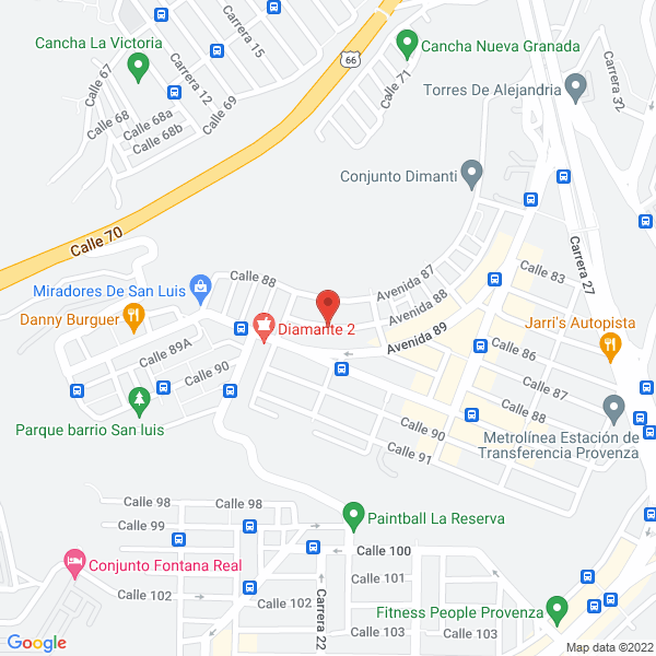 Map of Gimnasio Integral Moderno