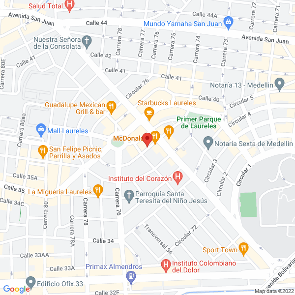 Mapa de Giraldo B. María Cristina
