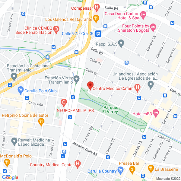 Mapa de Galería De Arte Carlos Santacruz