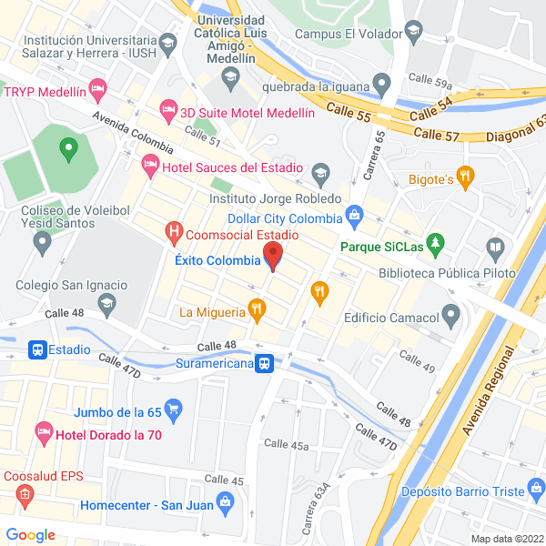 Mapa de Galería Y Marquetería Arco Iris