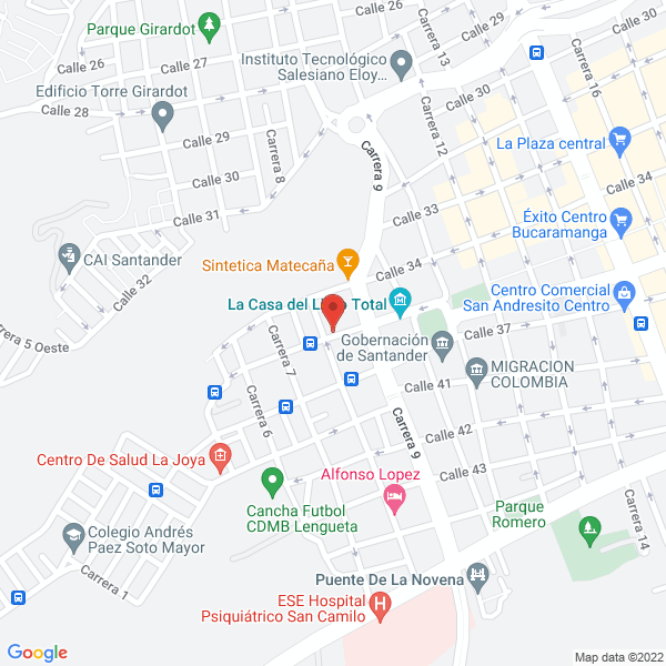 Map of García Maria Helena