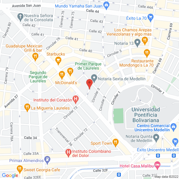 Mapa de Gareco S.A.S.