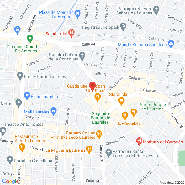Mapa de Garza Publicidad