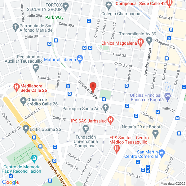 Mapa de Garzón Acero William