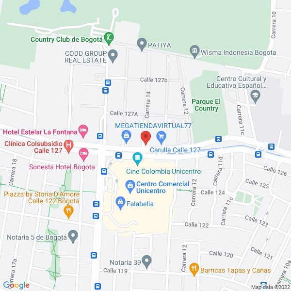 Mapa de Granenvios Ltda. En Liquidacion